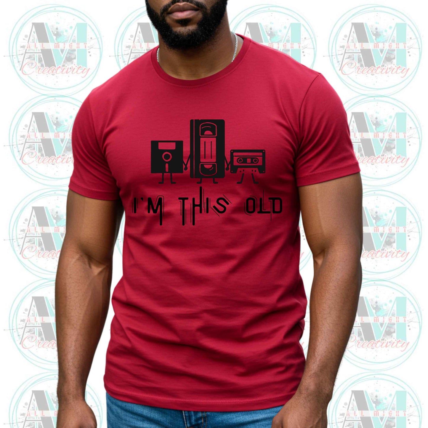 Funny Old Dad Shirt, Vintage Tech Relics I'm This Old Softstyle T-Shirt, Sarcastic Retro Tee,