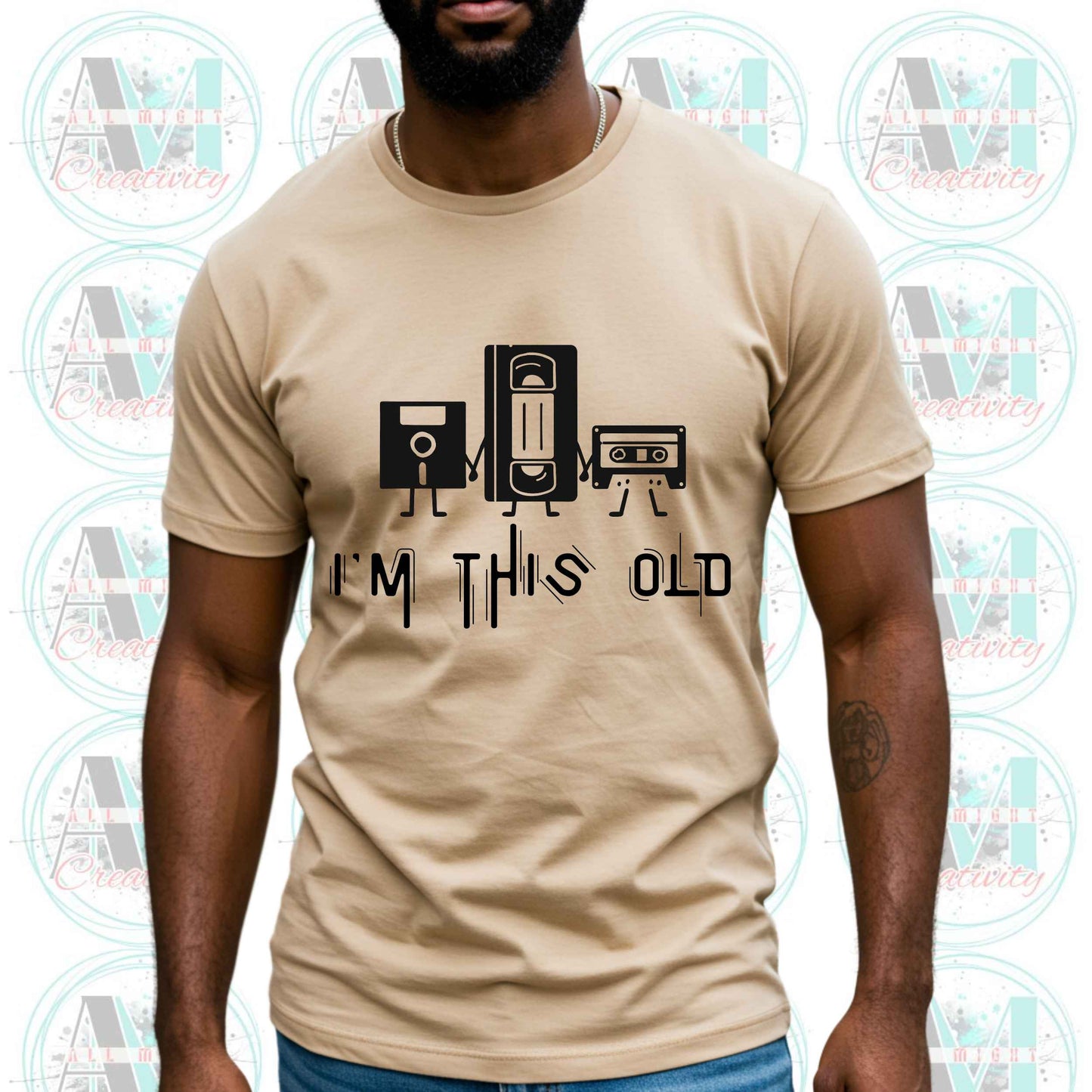 Funny Old Dad Shirt, Vintage Tech Relics I'm This Old Softstyle T-Shirt, Sarcastic Retro Tee,