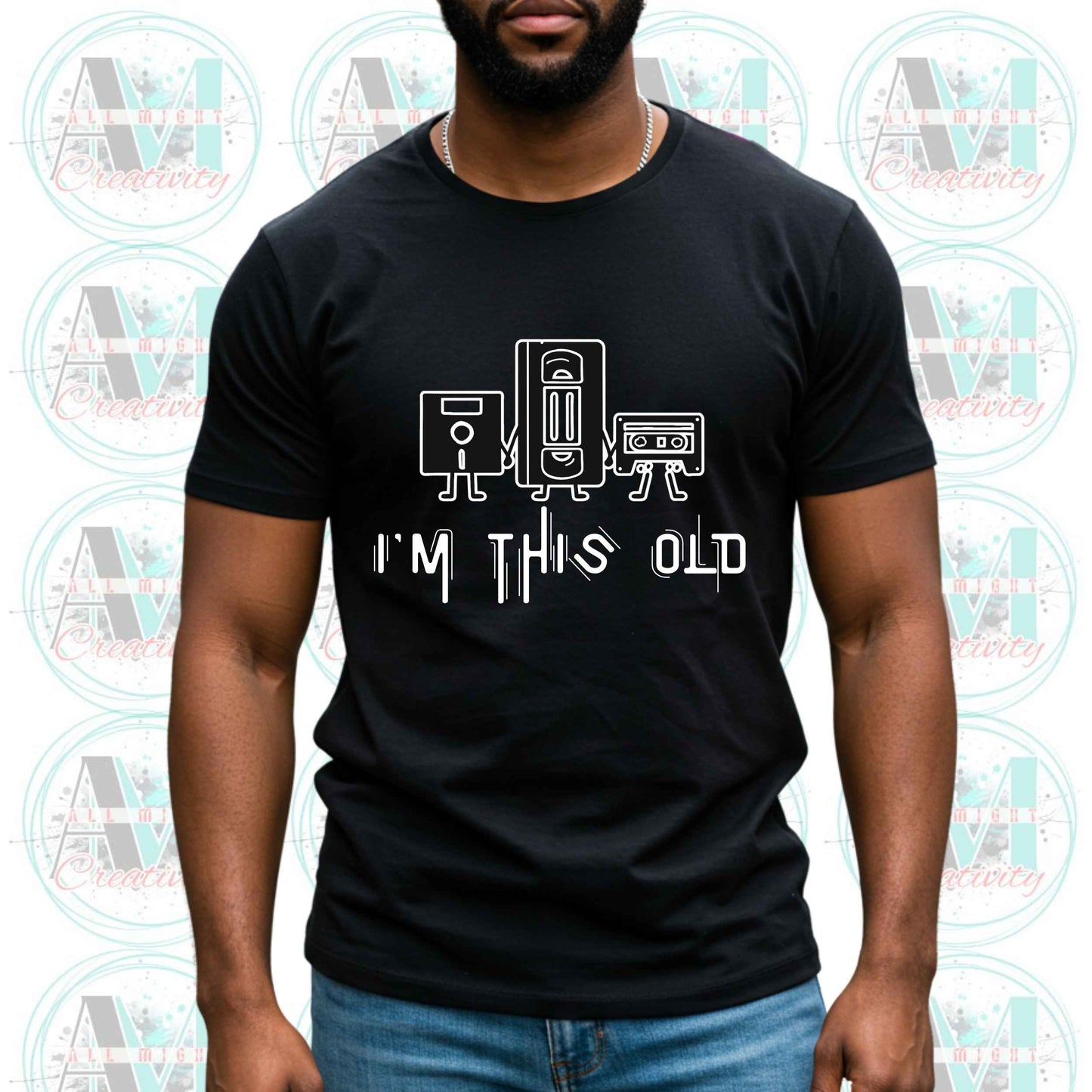 Funny Old Dad Shirt, Vintage Tech Relics I'm This Old Softstyle T-Shirt, Sarcastic Retro Tee,
