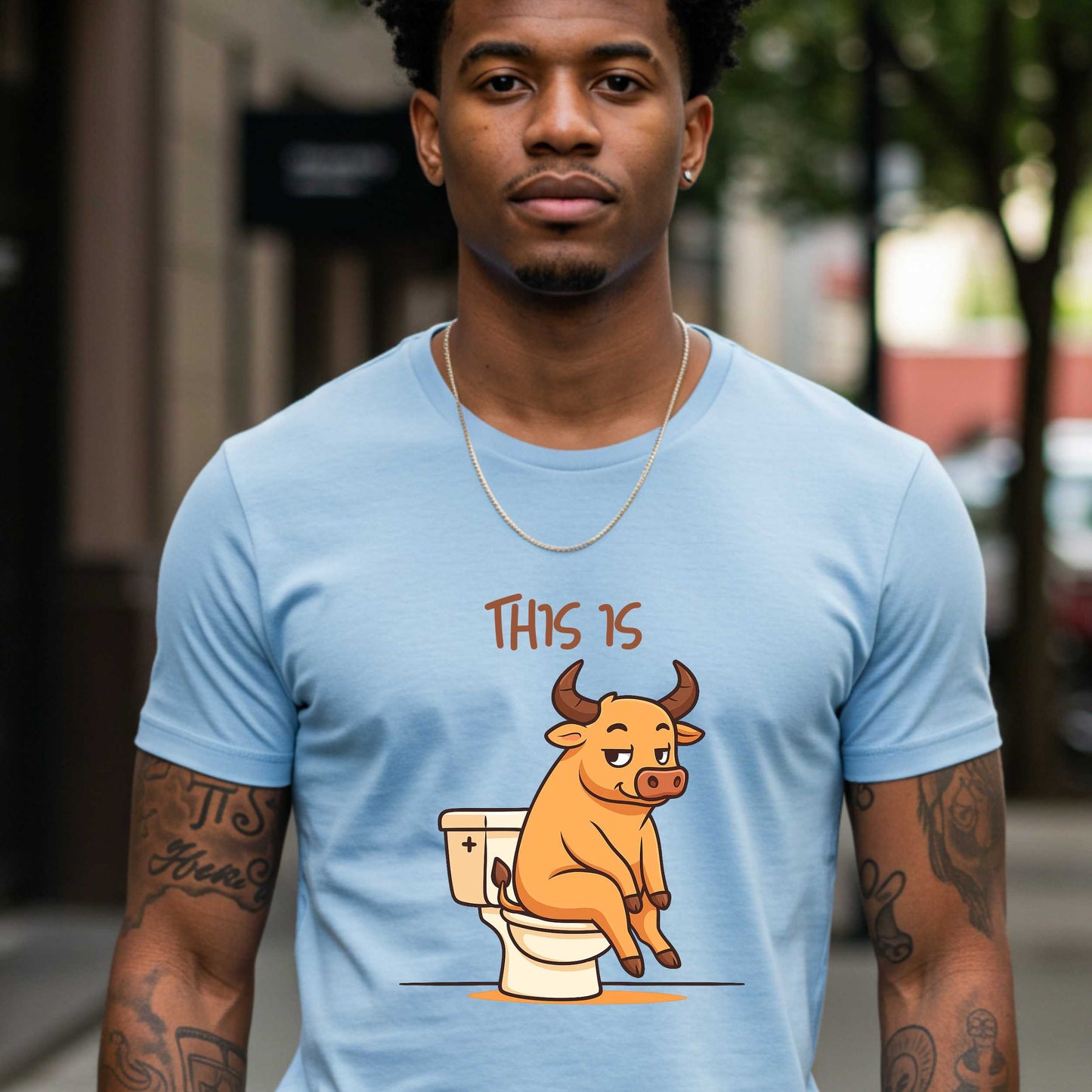 Funny Sarcastic Shirt, This Is BS Bull Tee, Unisex Edgy Humor Tee, Inappropriate Gift Idea