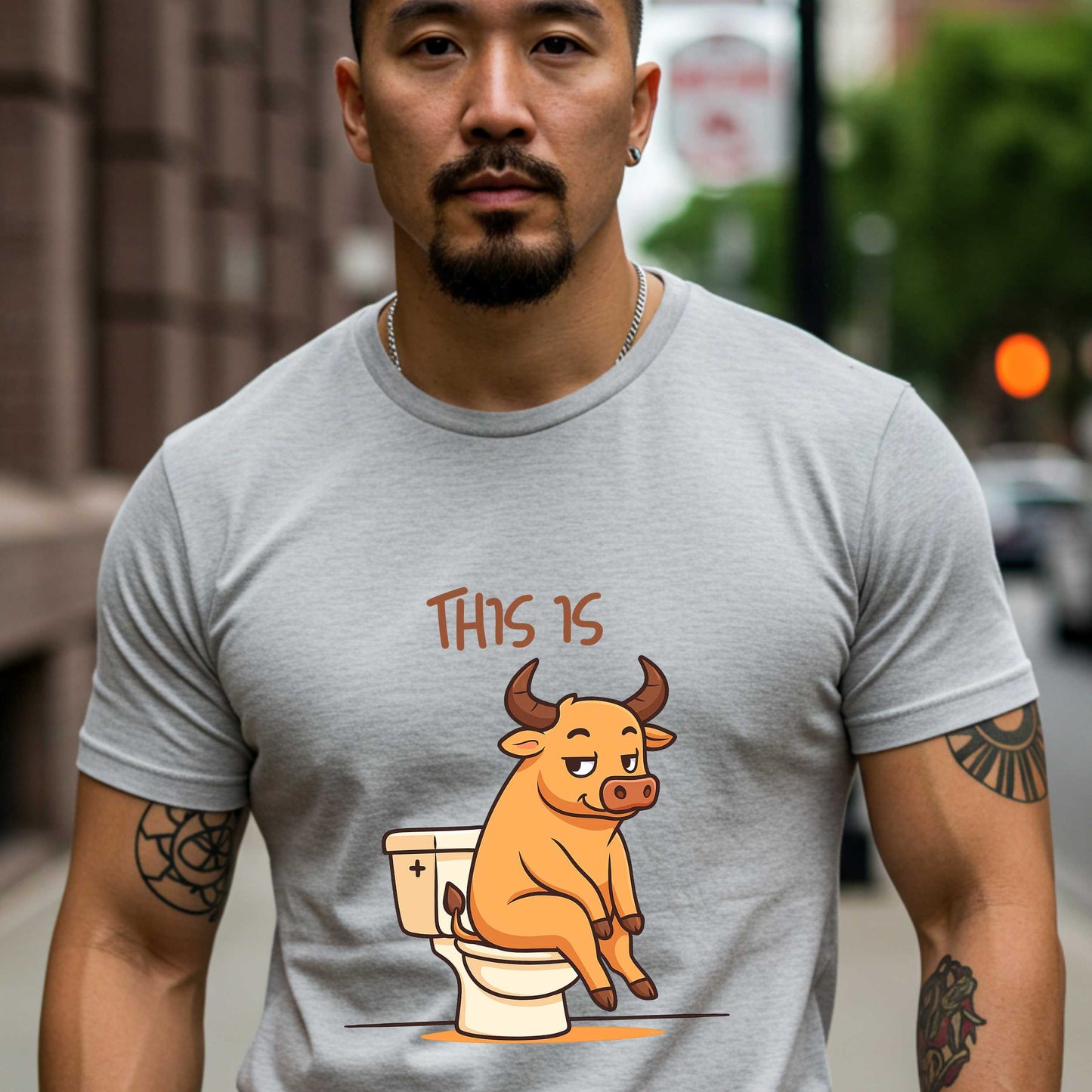 Funny Sarcastic Shirt, This Is BS Bull Tee, Unisex Edgy Humor Tee, Inappropriate Gift Idea