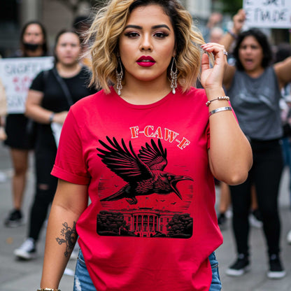 Funny Inappropriate Shirt - F Caw F - Sound it Out, Subtle Anti Trump Shirt