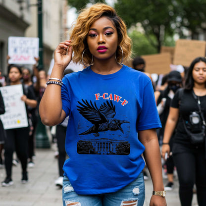Funny Inappropriate Shirt - F Caw F - Sound it Out, Subtle Anti Trump Shirt