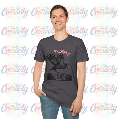 Funny Inappropriate Shirt - F Caw F - Sound it Out, Subtle Anti Trump Shirt