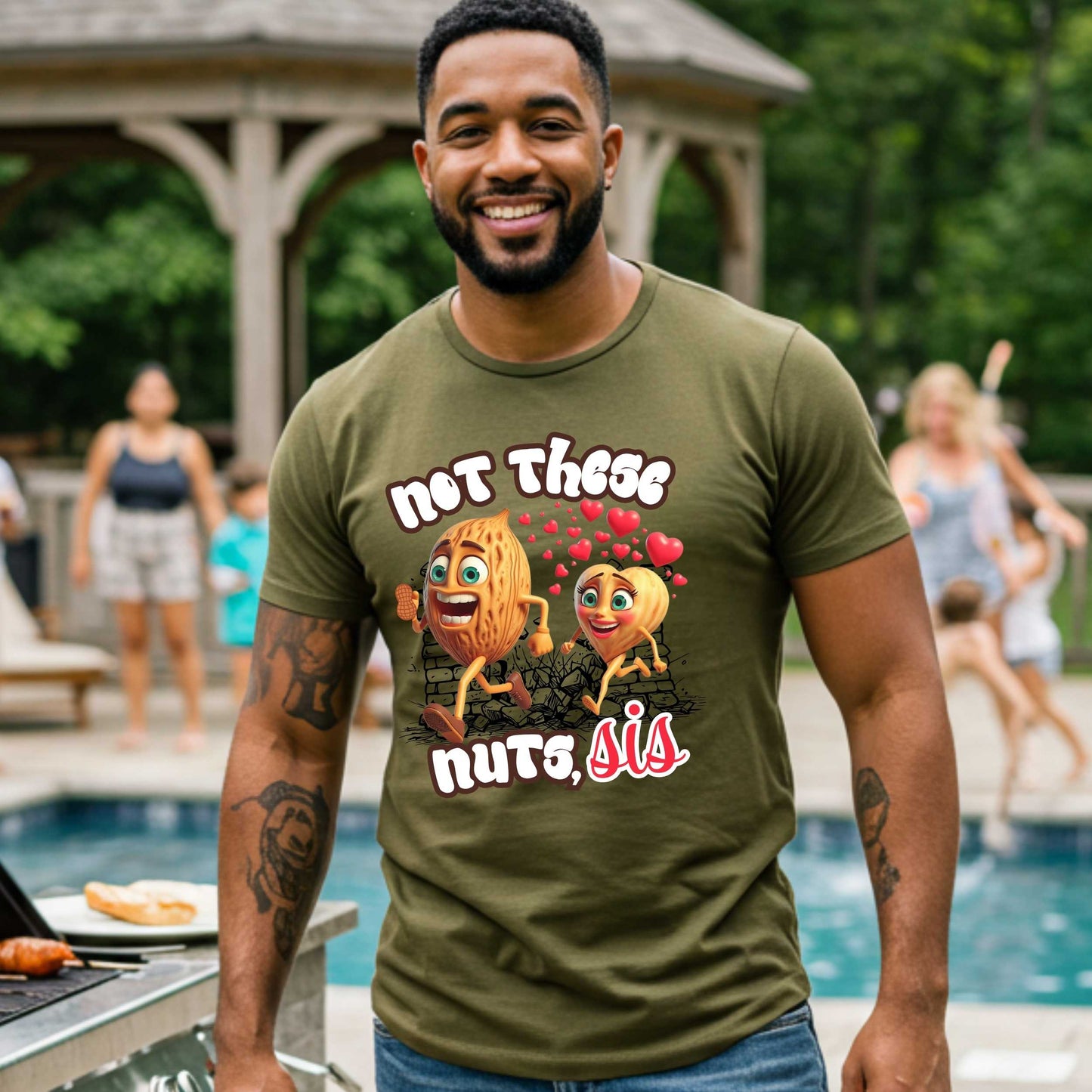 Edgy Sarcastic Funny Peanut Graphic Unisex T-Shirt, Funny Meme Shirt, Unhinged Adult Humor Tee