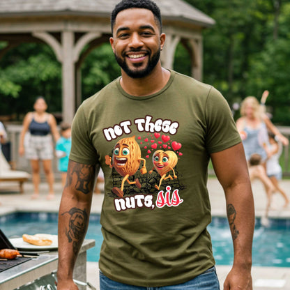 Edgy Sarcastic Funny Peanut Graphic Unisex T-Shirt, Funny Meme Shirt, Unhinged Adult Humor Tee