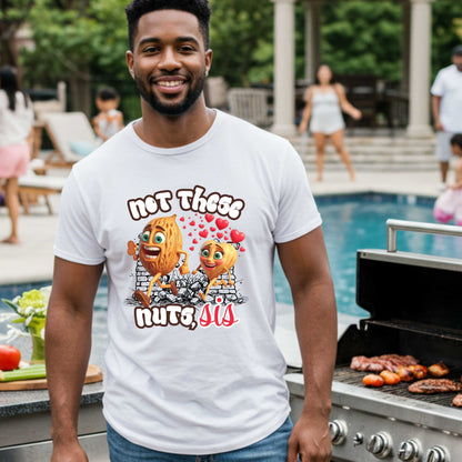 Edgy Sarcastic Funny Peanut Graphic Unisex T-Shirt, Funny Meme Shirt, Unhinged Adult Humor Tee