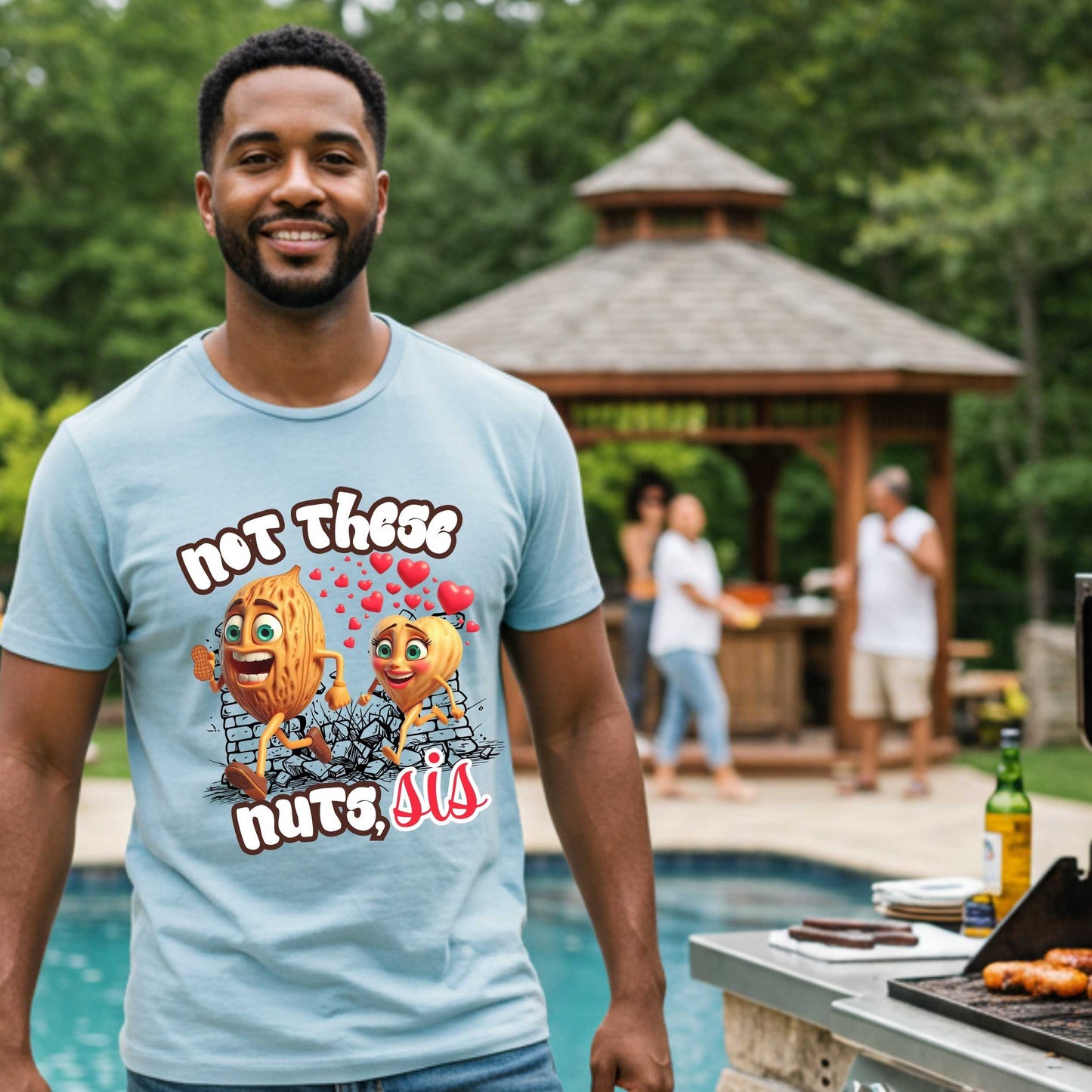 Edgy Sarcastic Funny Peanut Graphic Unisex T-Shirt, Funny Meme Shirt, Unhinged Adult Humor Tee