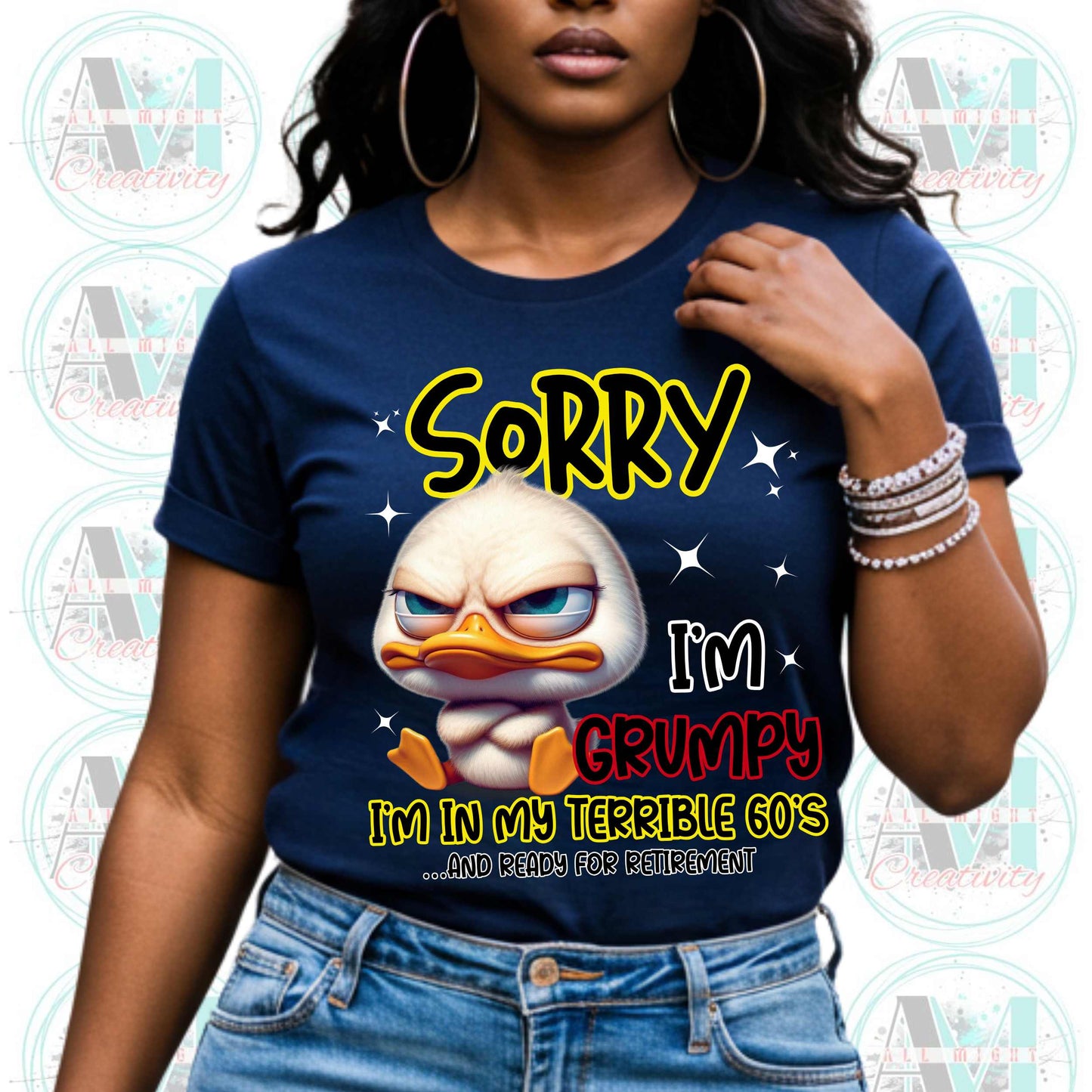 Grumpy Duck Retirement Unisex Softstyle T-Shirt, 60th Birthday Tee, Funny Retirement Party Gift