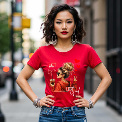 Let Them, Faith-Inspired Christian T-Shirt for Women, Let Go & Let God Graphic Tee