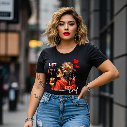 Let Them, Faith-Inspired Christian T-Shirt for Women, Let Go & Let God Graphic Tee