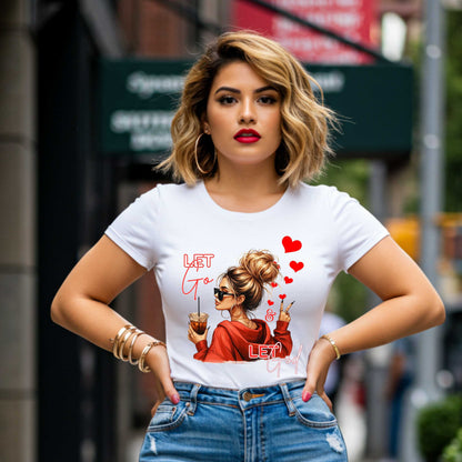 Let Them, Faith-Inspired Christian T-Shirt for Women, Let Go & Let God Graphic Tee