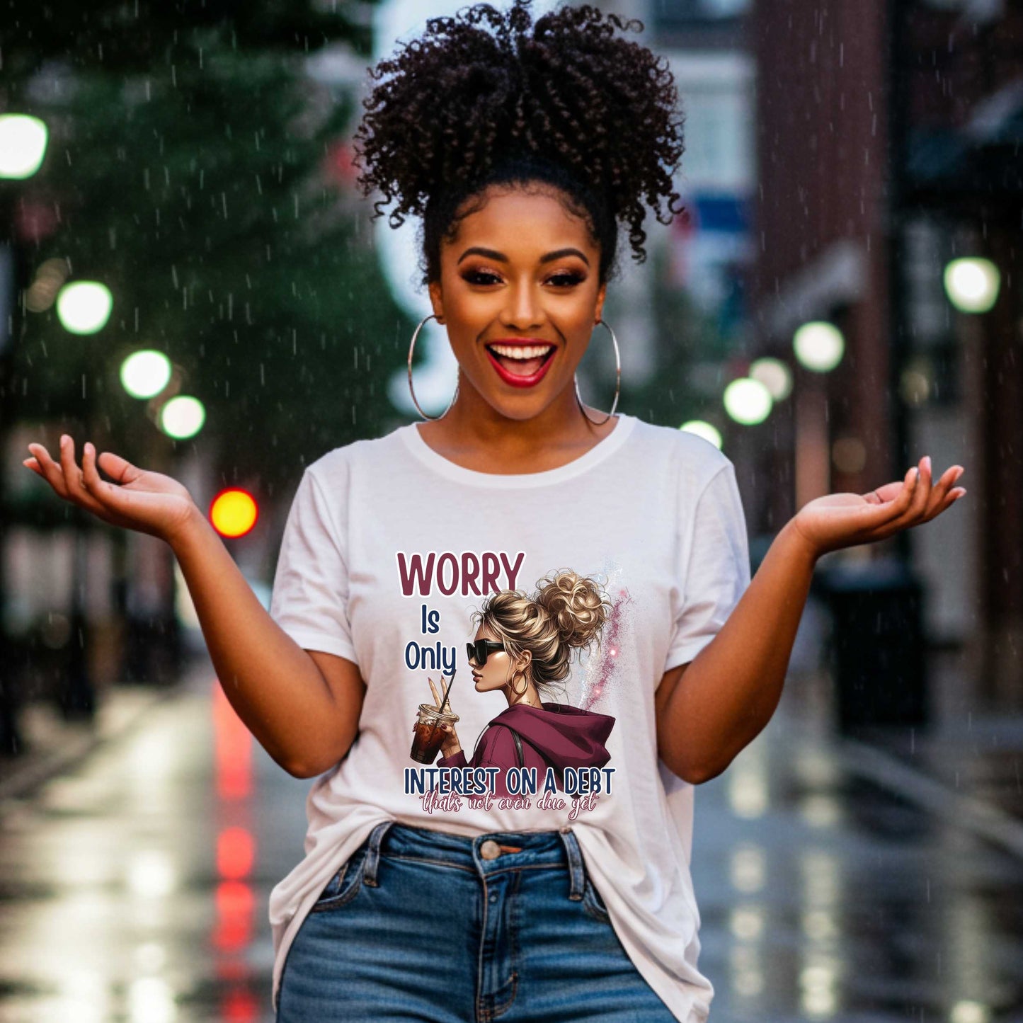 Let Them Motivational Quote Shirt, Positive Vibes Graphic Tee