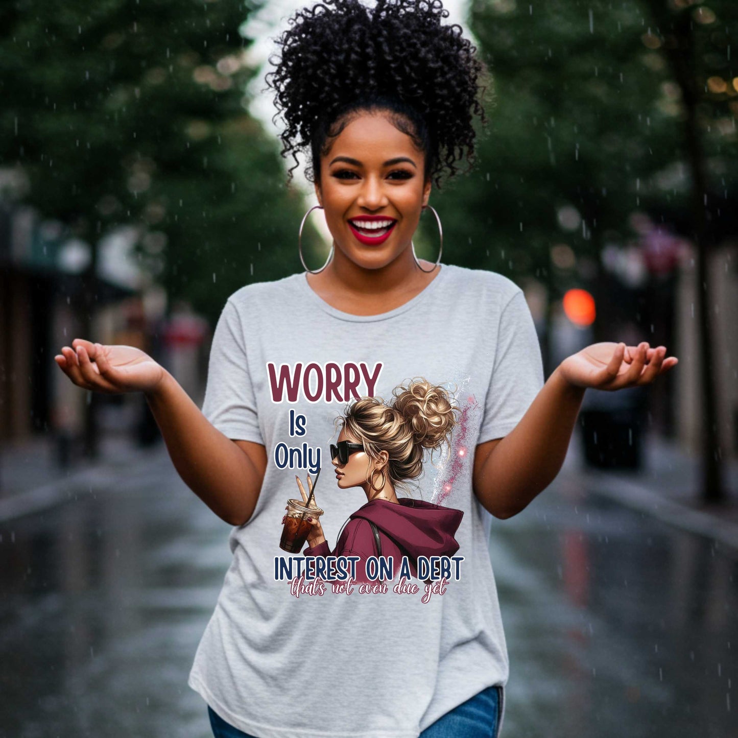 Let Them Motivational Quote Shirt, Positive Vibes Graphic Tee