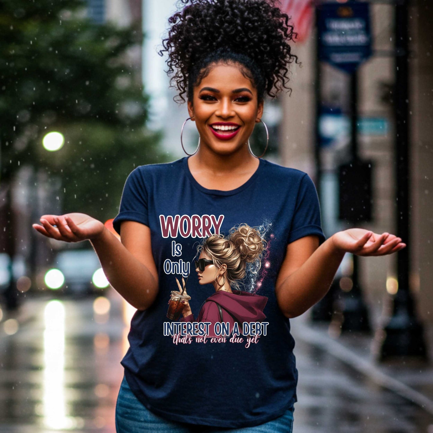 Let Them Motivational Quote Shirt, Positive Vibes Graphic Tee