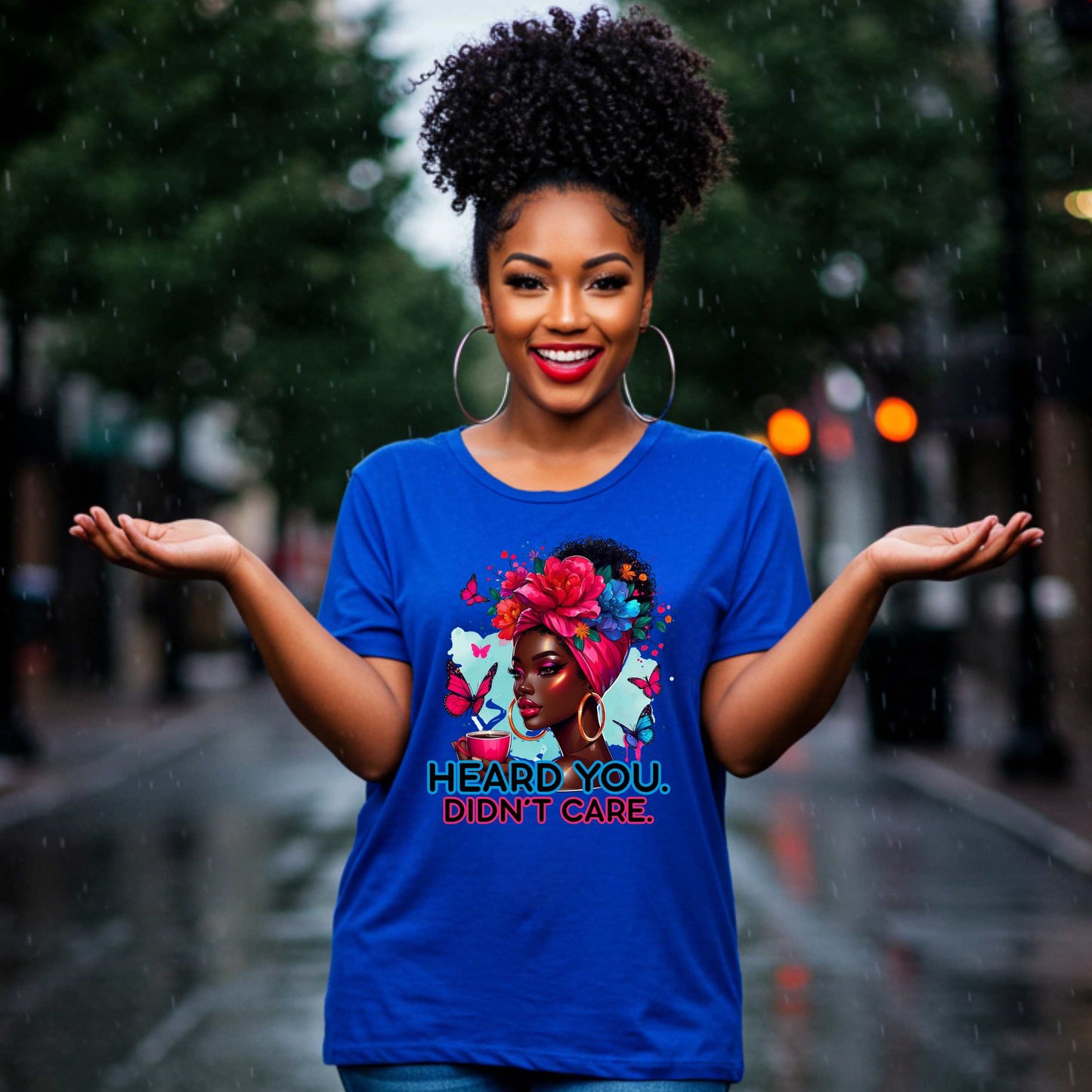 Let Them, Heard You Didnt Care, Mental Health Awareness Graphic Tee