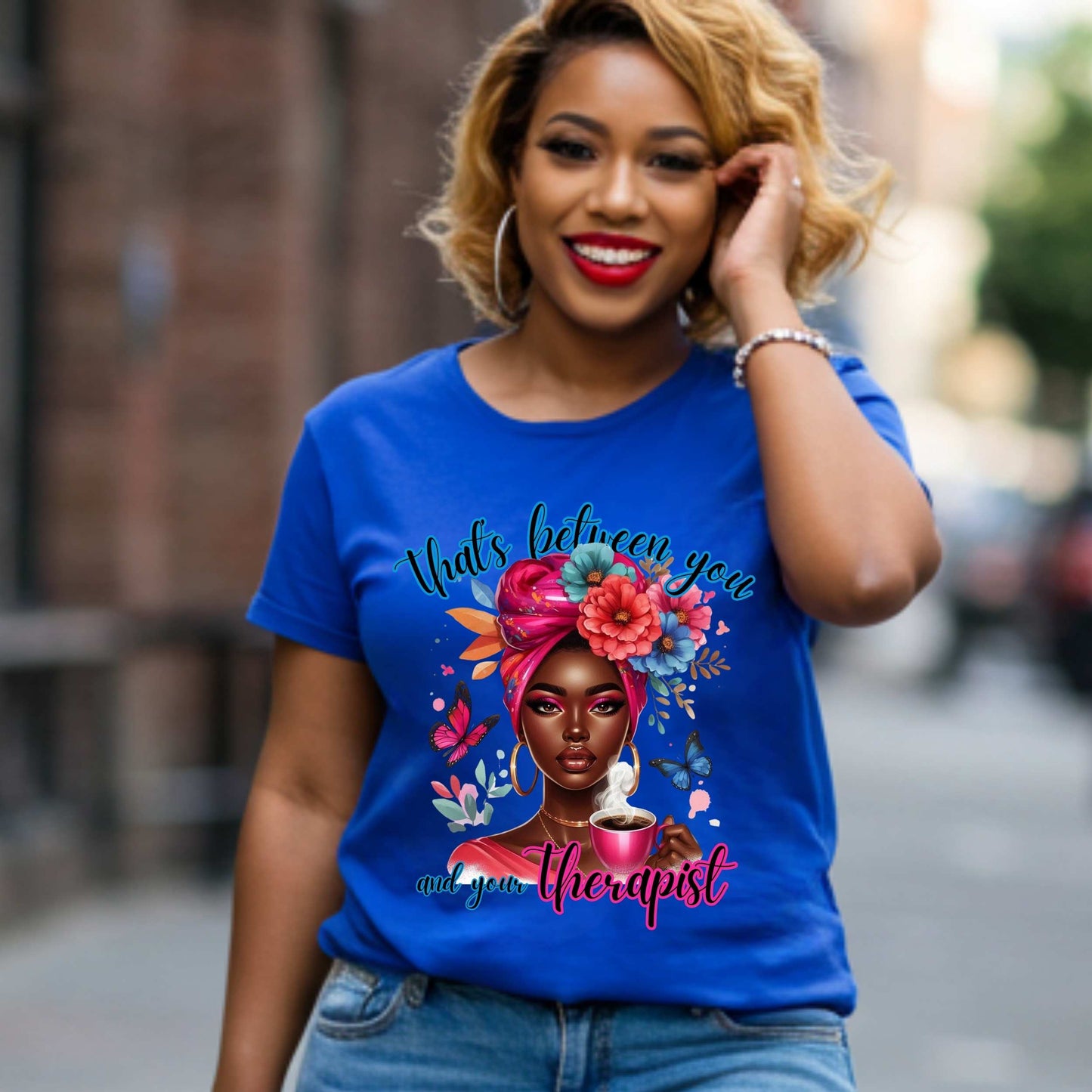 Mental Health Awareness, Funny Sarcastic, That's Between You and Your Therapist Graphic Tee