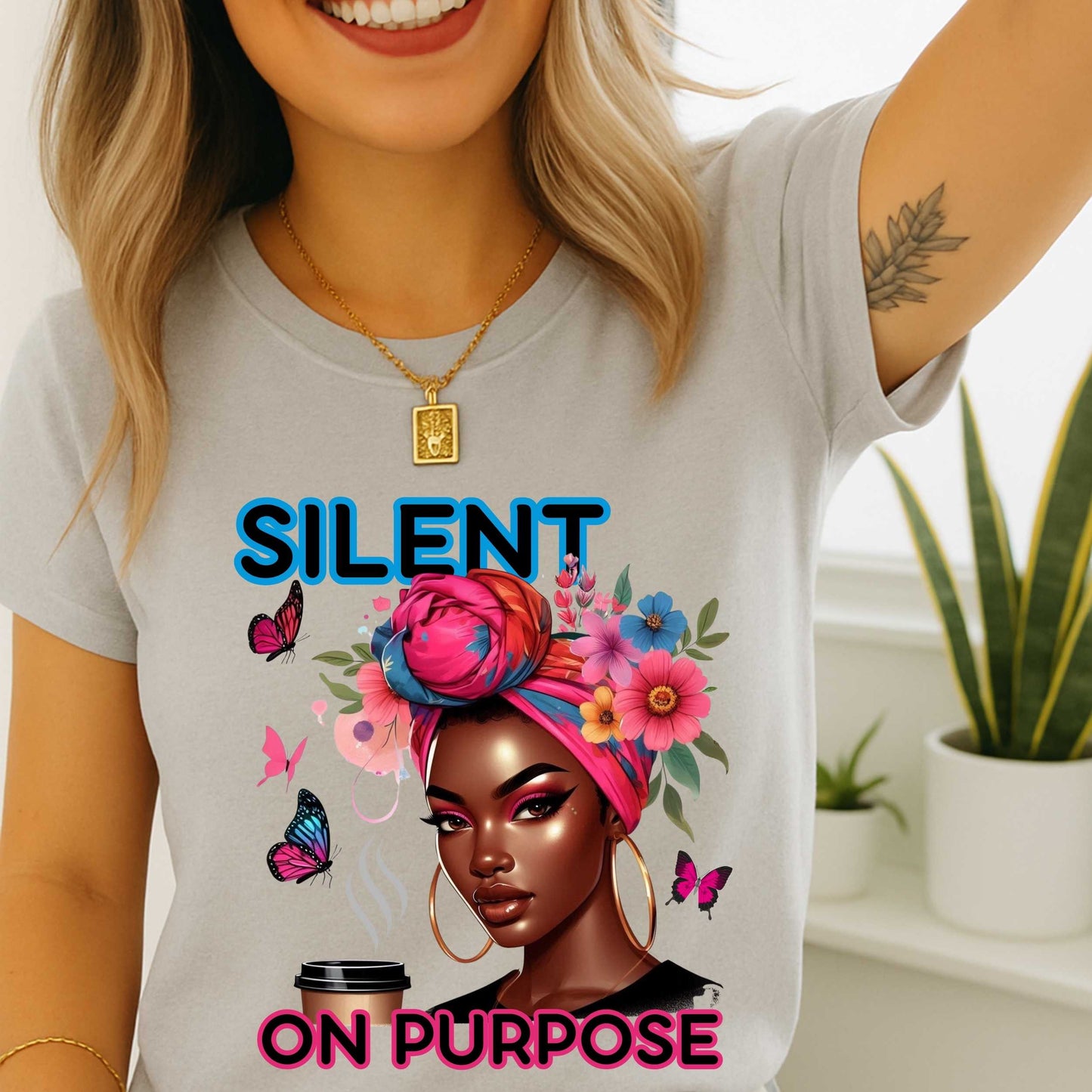 Let Them, Motivational Quote Shirt, Silent On Purpose Empowerment Tee