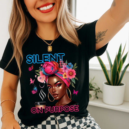Let Them, Motivational Quote Shirt, Silent On Purpose Empowerment Tee