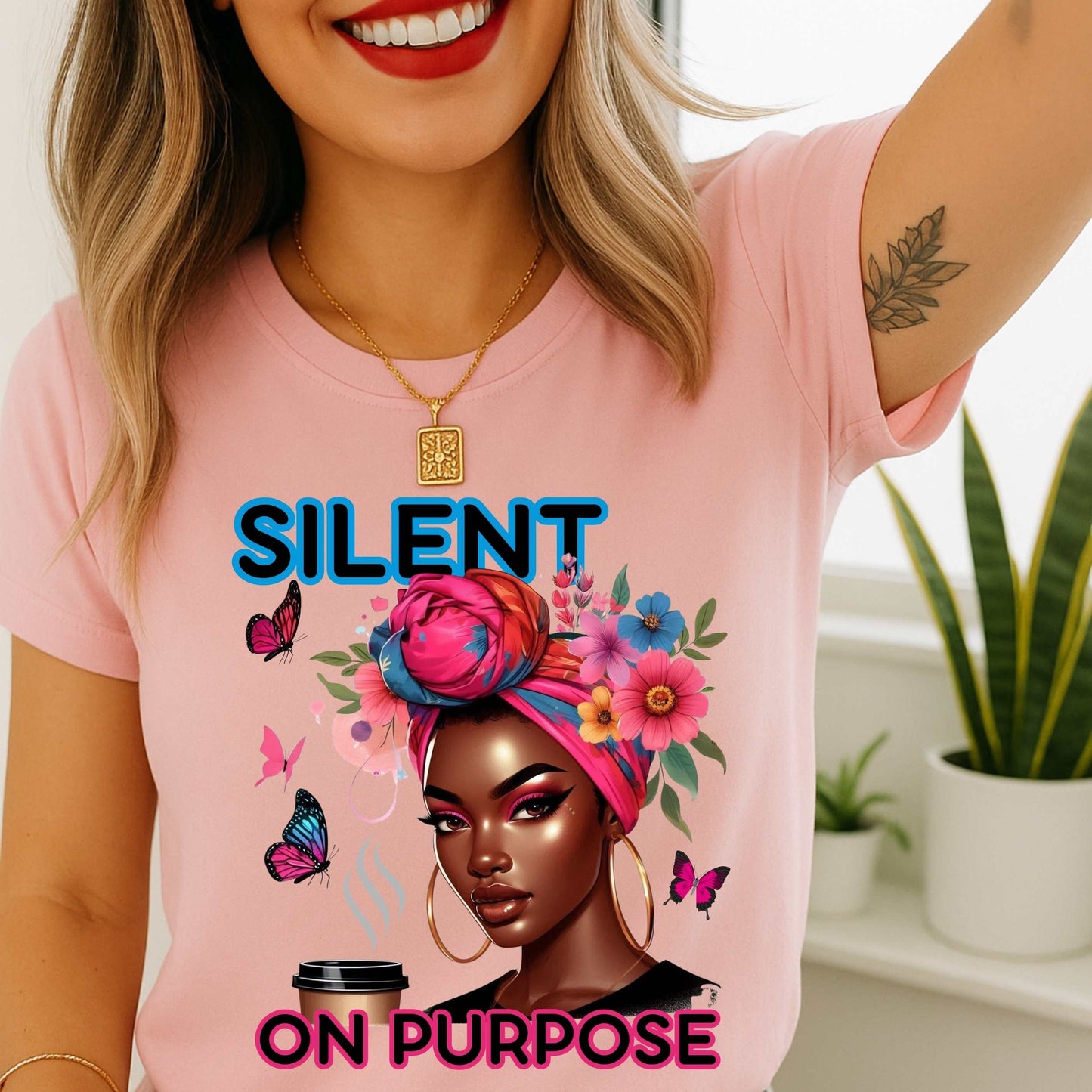 Let Them, Motivational Quote Shirt, Silent On Purpose Empowerment Tee