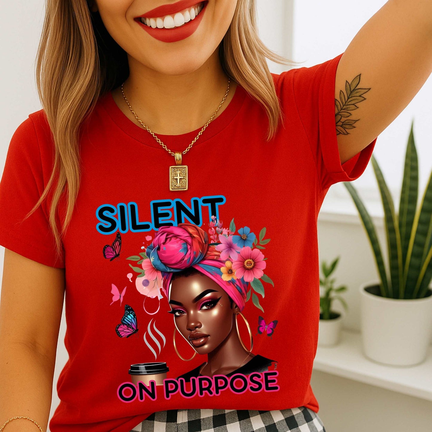 Let Them, Motivational Quote Shirt, Silent On Purpose Empowerment Tee