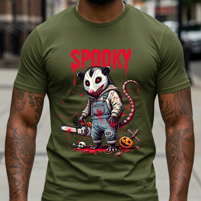 Funny Spooky Raccoon Halloween Shirt, Sarcastic Horror Raccoon Graphic Tee