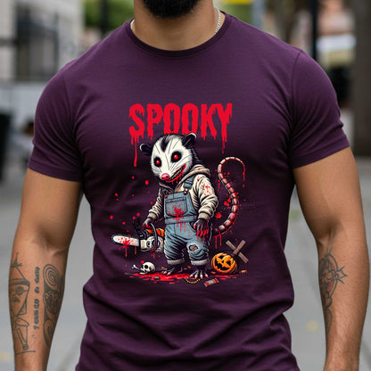 Funny Spooky Raccoon Halloween Shirt, Sarcastic Horror Raccoon Graphic Tee