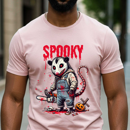 Funny Spooky Raccoon Halloween Shirt, Sarcastic Horror Raccoon Graphic Tee
