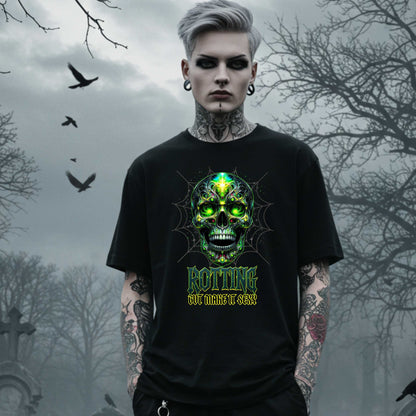 Halloween Edgy Gothic Shirt, Rotting But Make It Sexy Shirt, Edgy Joke Shirts that Go Hard