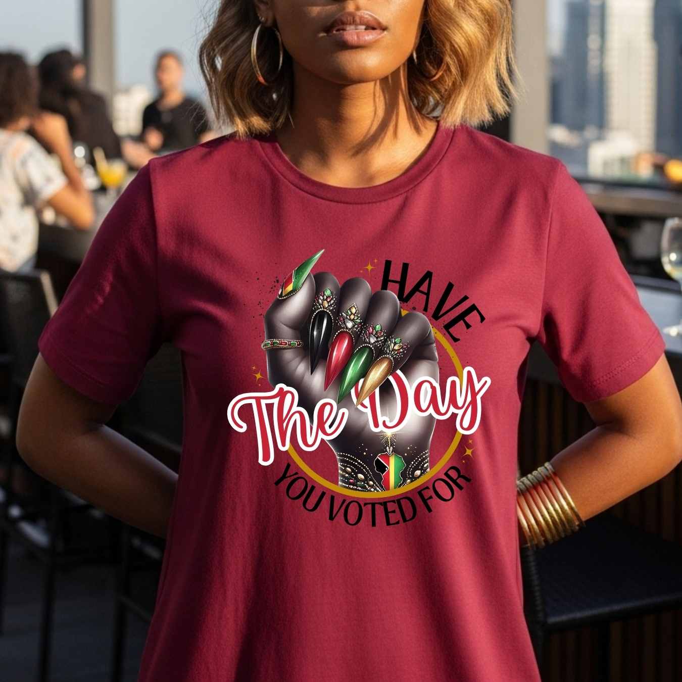 Black History Month Shirt, Black Pride Graphic Tee, Have The Day You Voted For Art