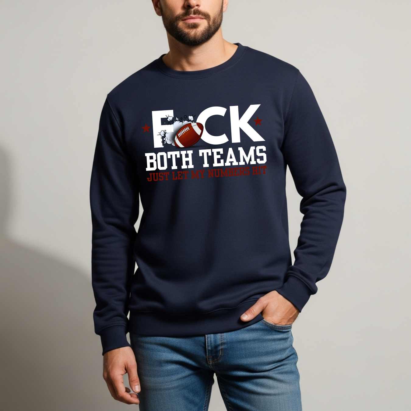 Sarcastic Gameday Football Sweatshirt, Offensive Touchdown Season Graphic Pullover