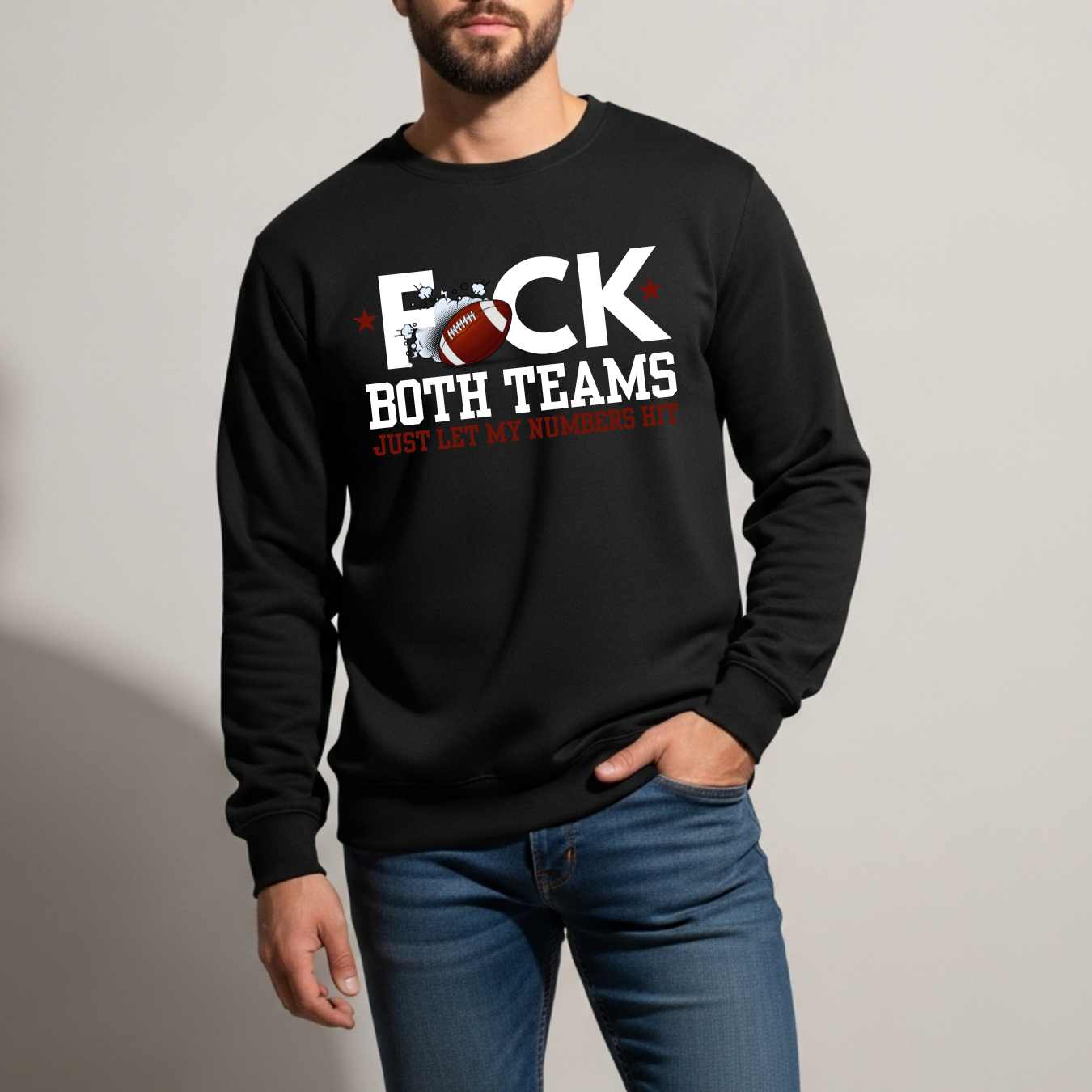 Sarcastic Gameday Football Sweatshirt, Offensive Touchdown Season Graphic Pullover