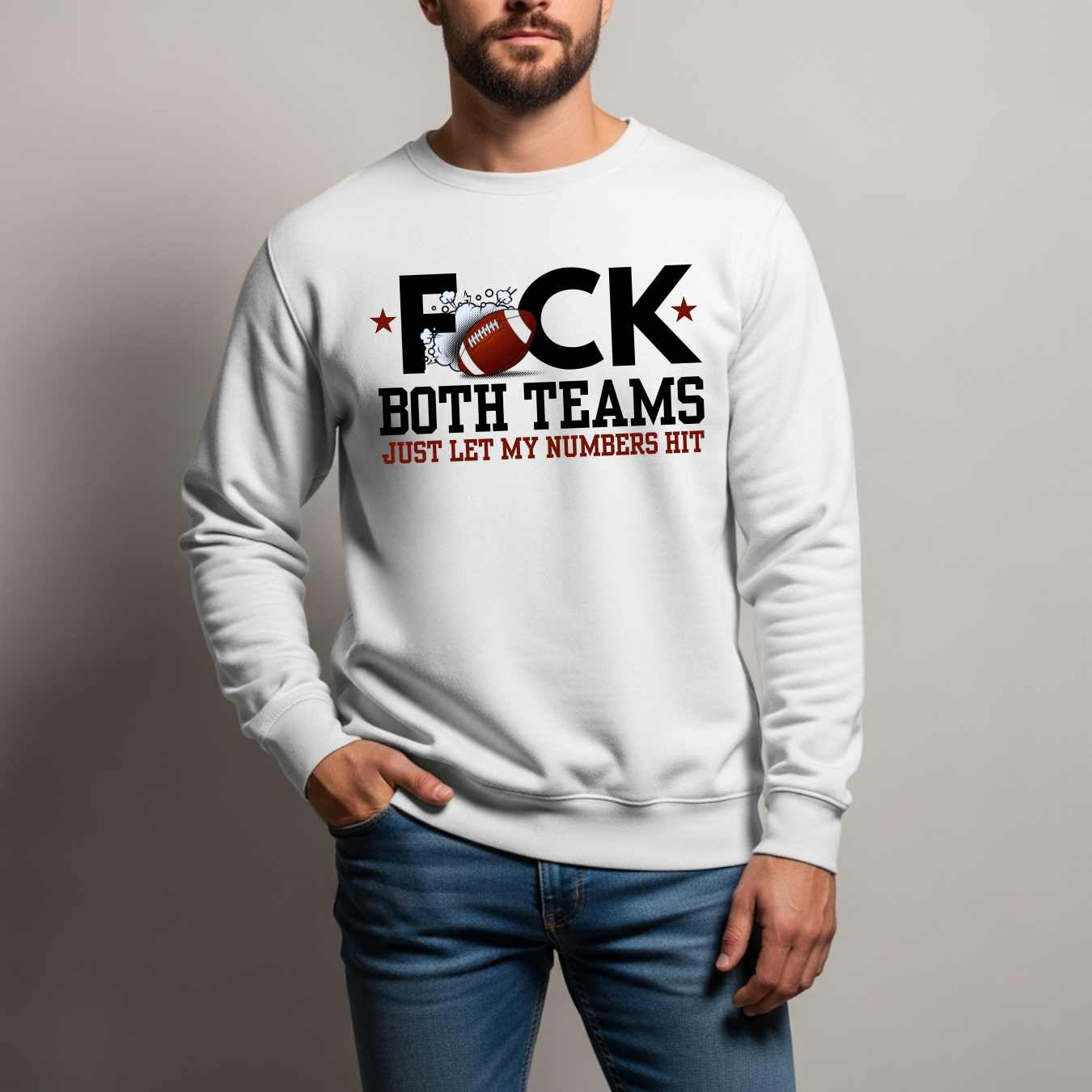 Sarcastic Gameday Football Sweatshirt, Offensive Touchdown Season Graphic Pullover