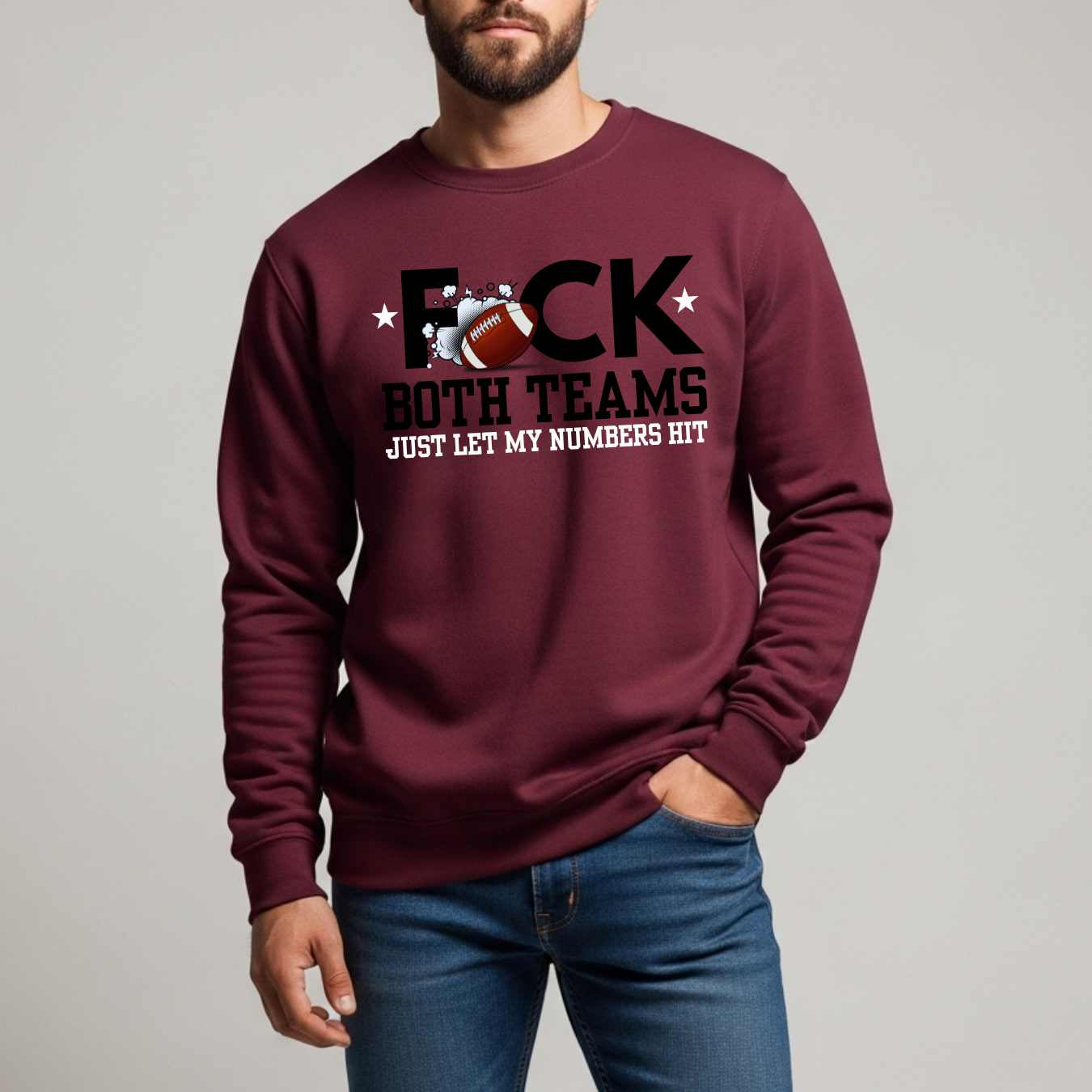 Sarcastic Gameday Football Sweatshirt, Offensive Touchdown Season Graphic Pullover