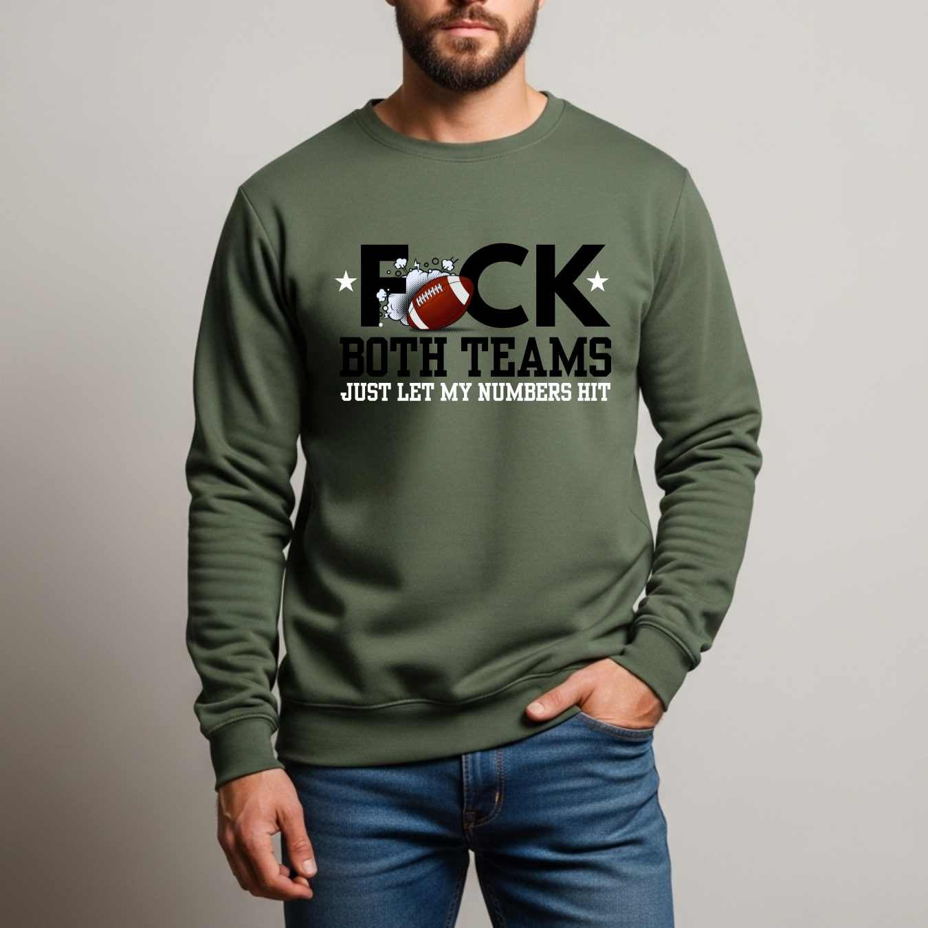 Sarcastic Gameday Football Sweatshirt, Offensive Touchdown Season Graphic Pullover