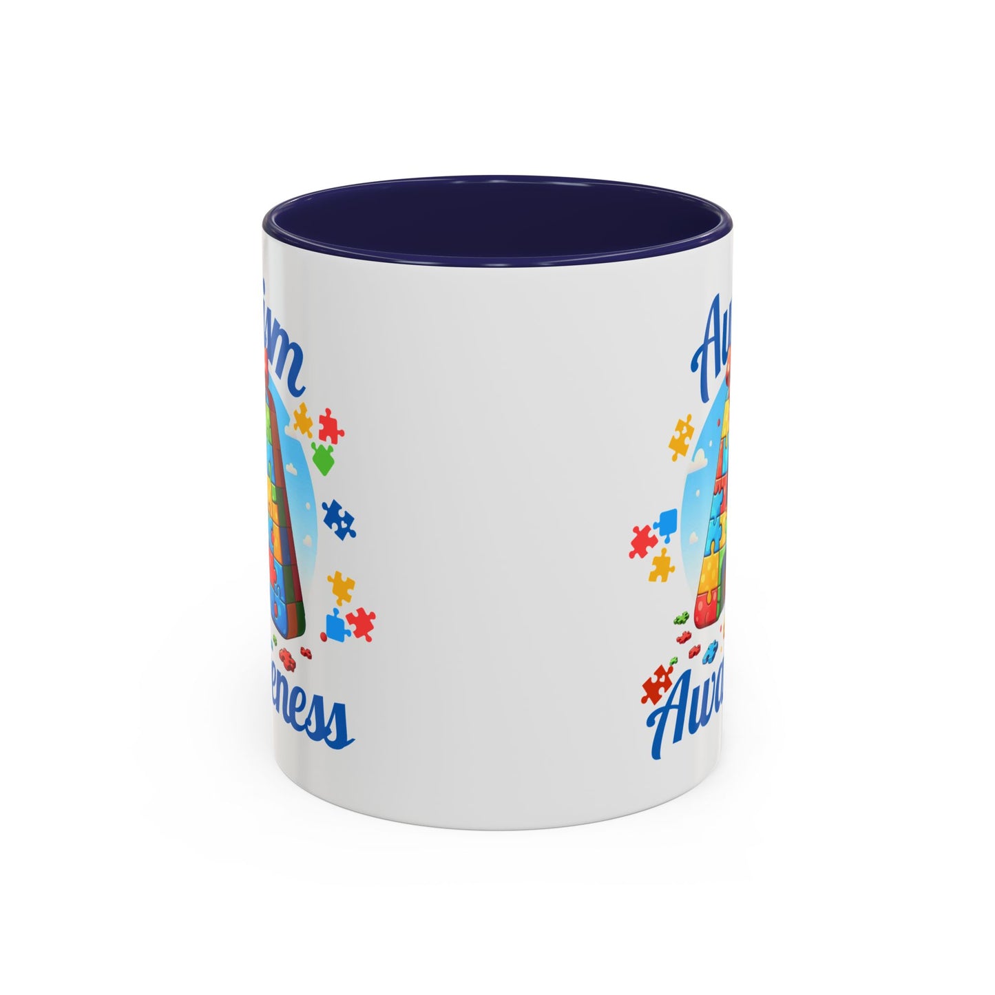 Autism Awareness Accent Coffee Mug, Celebrate Neurodiversity