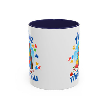 Autism Awareness Accent Coffee Mug, Celebrate Neurodiversity