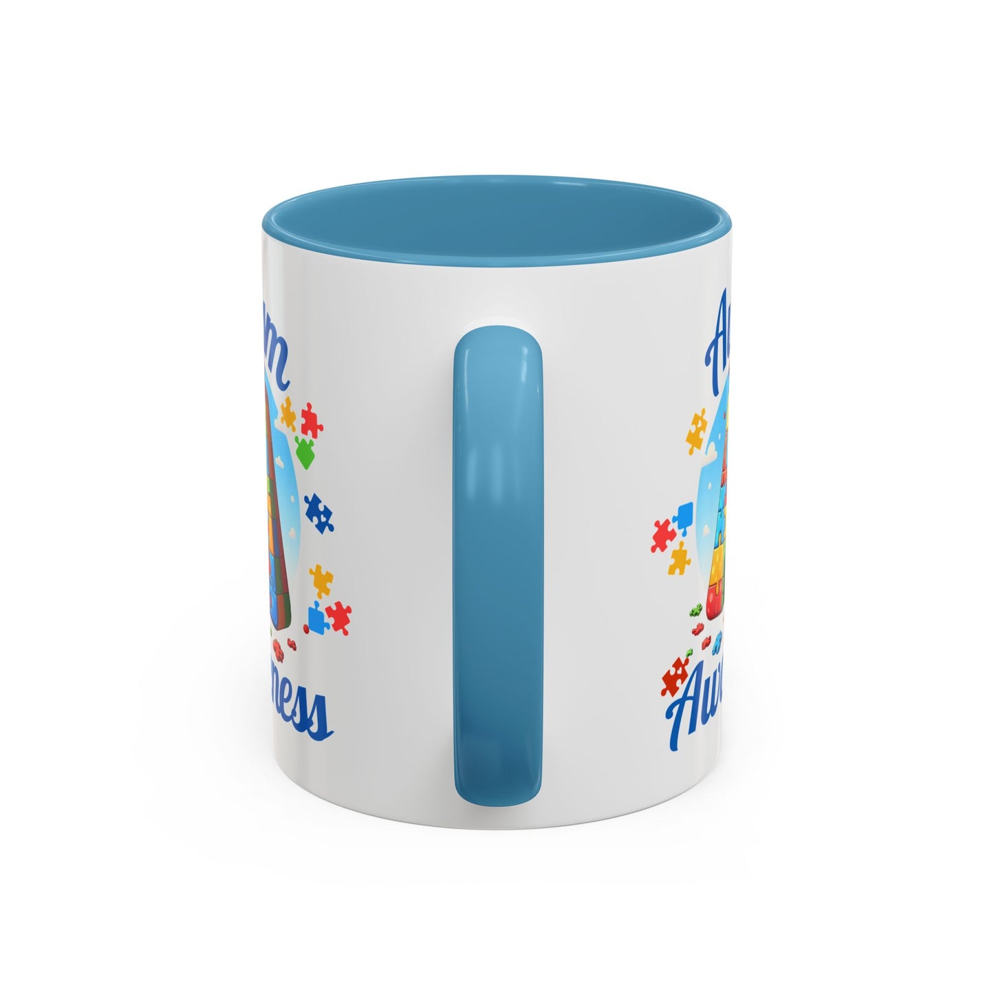 Autism Awareness Accent Coffee Mug, Celebrate Neurodiversity