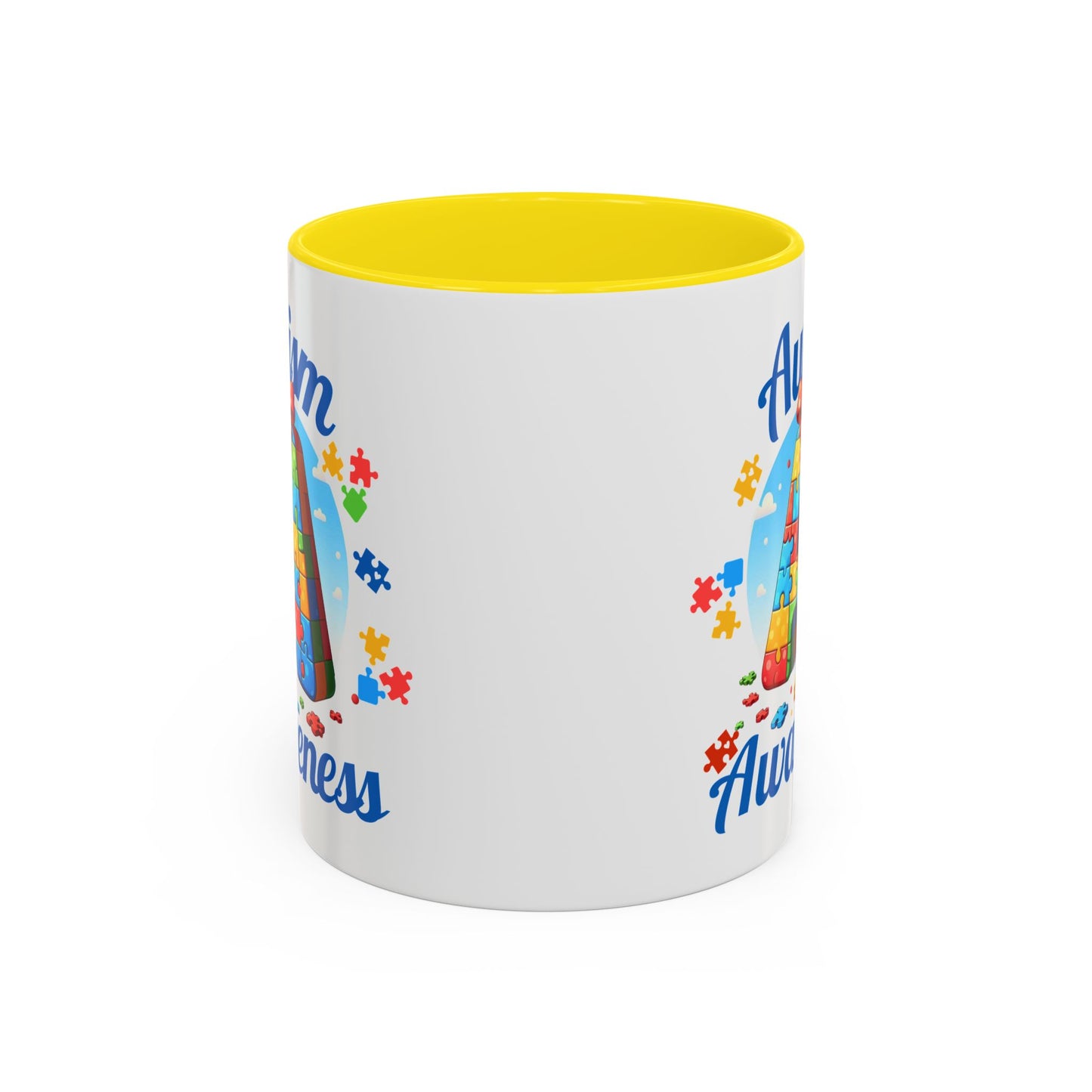 Autism Awareness Accent Coffee Mug, Celebrate Neurodiversity