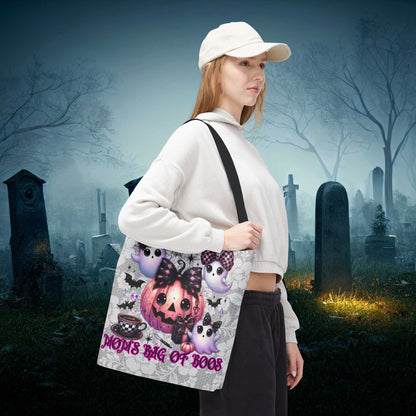 Halloween Mom Bag of Boos, Spooky Season Reuseable Tote Bag, Trick or Treat Season