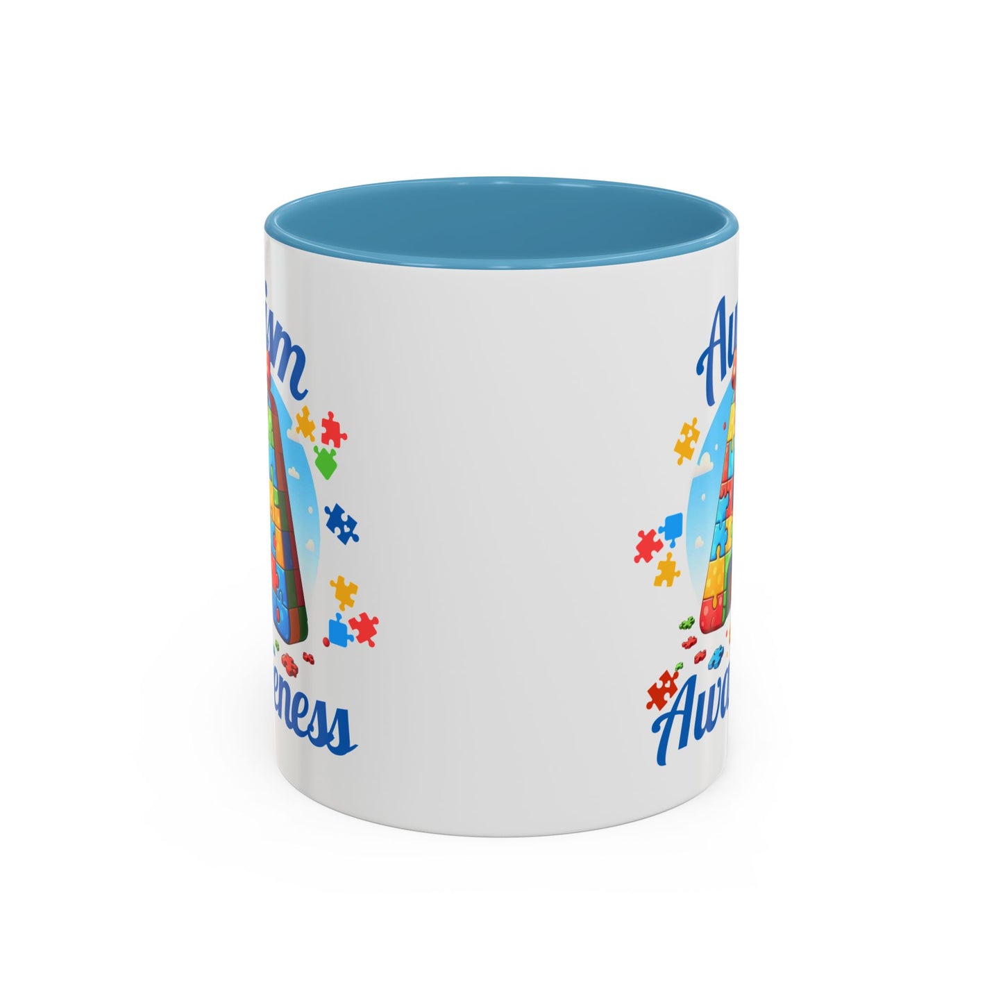 Autism Awareness Accent Coffee Mug, Celebrate Neurodiversity
