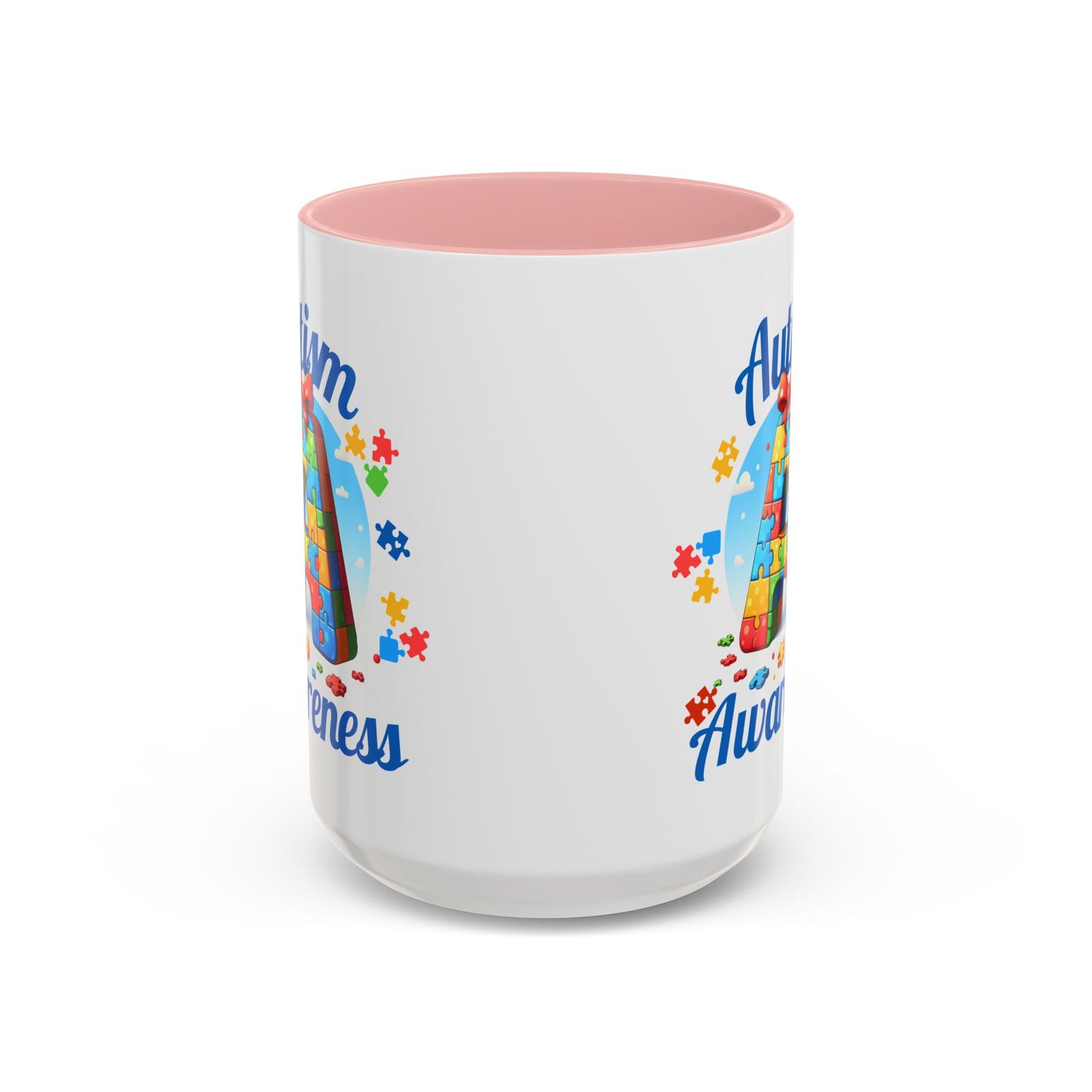 Autism Awareness Accent Coffee Mug, Celebrate Neurodiversity