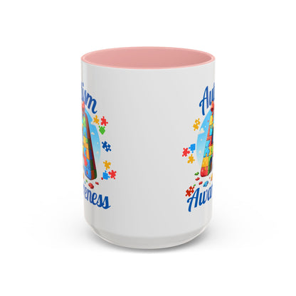 Autism Awareness Accent Coffee Mug, Celebrate Neurodiversity