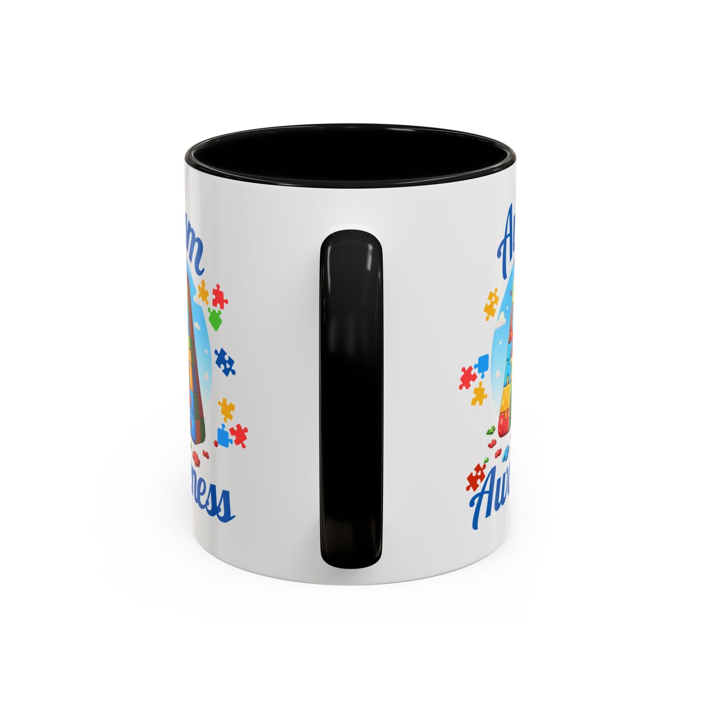 Autism Awareness Accent Coffee Mug, Celebrate Neurodiversity