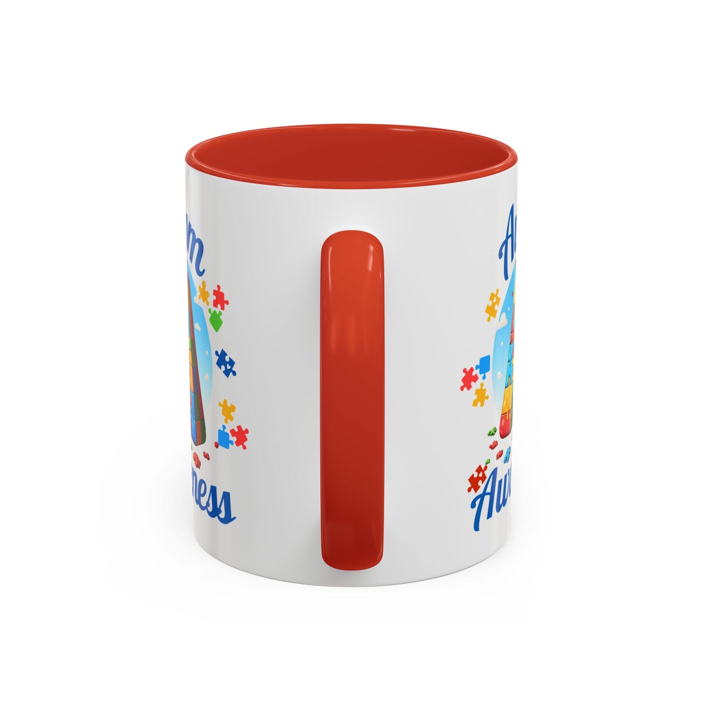 Autism Awareness Accent Coffee Mug, Celebrate Neurodiversity